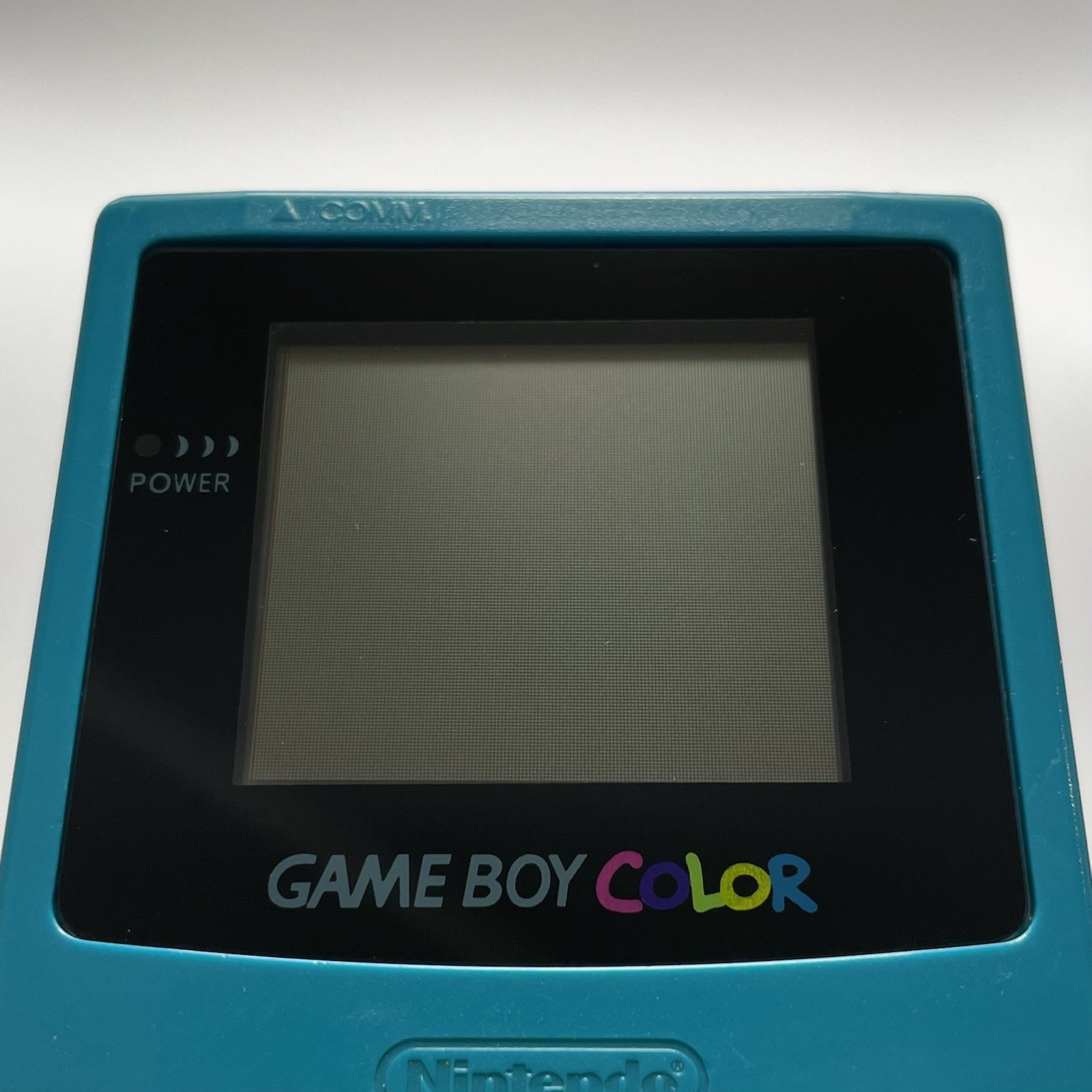 Nintendo Game Boy Color Blue Turquoise Tested New Speaker and Lens CGB-001 Japan