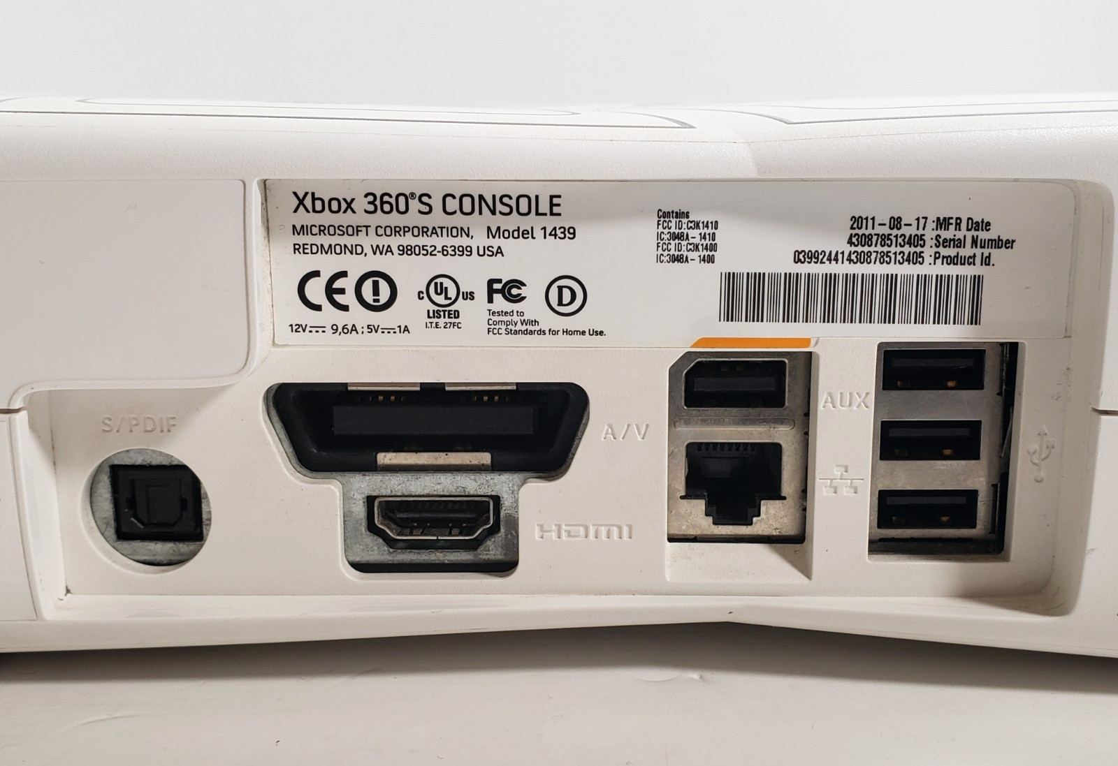 Microsoft Xbox 360 [1439] 320GB Star Wars Edition R2D2 Console with Power Cord
