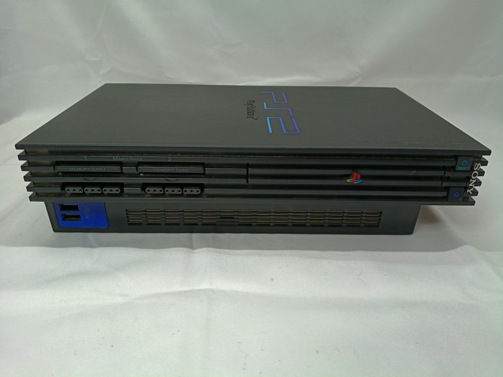 PS2 Midnight Black Console Memory set Skeleton Boxed CIB NTSC-J Japan Tested