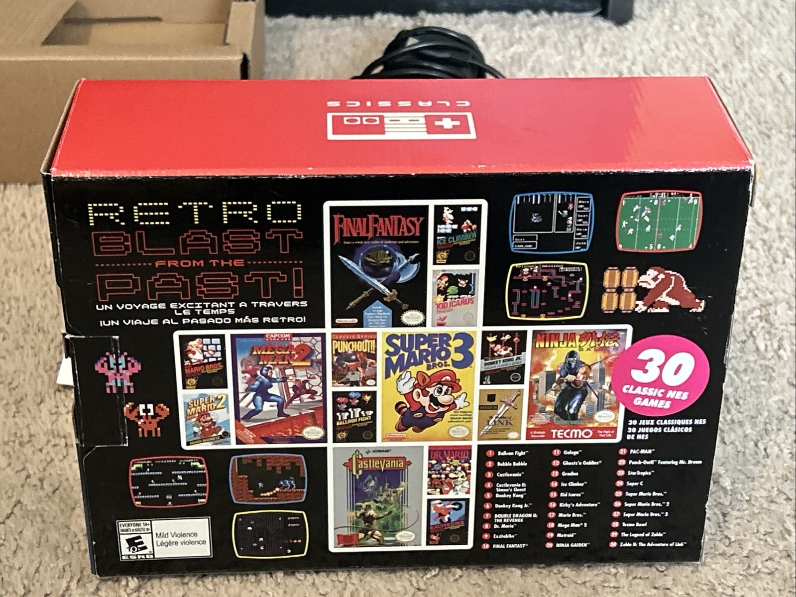 Nintendo Classic Edition Console NES Mini System Complete W Extra Controller