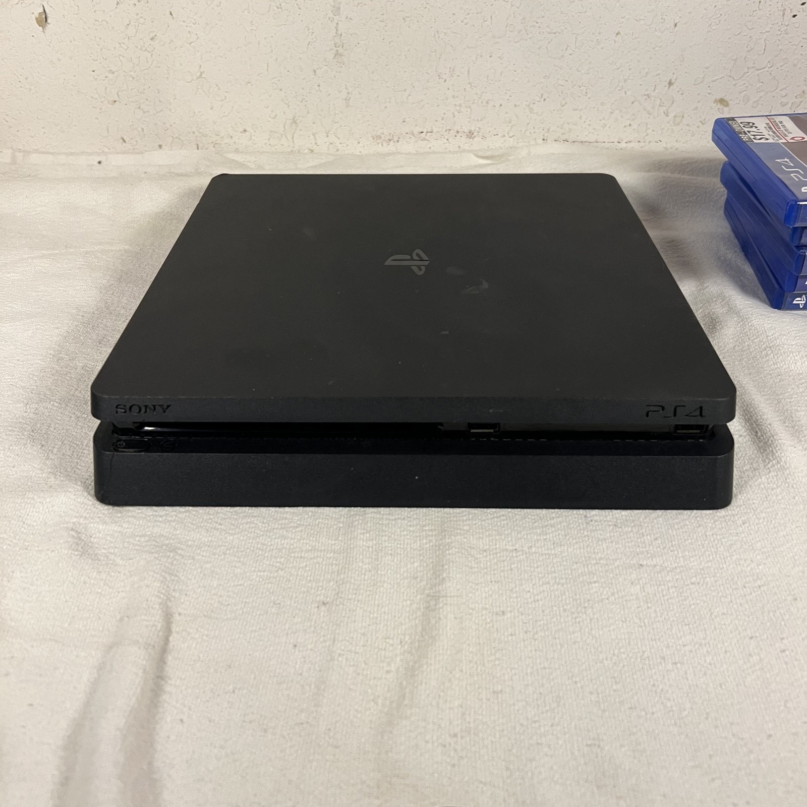 Sony PlayStation 4 Slim Gaming Console with Controller – Black