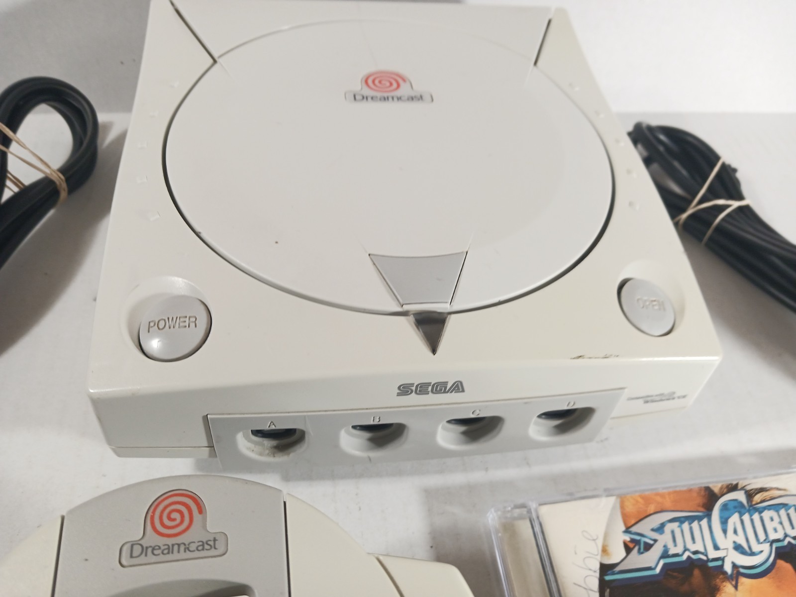 SEGA Dreamcast Console Bundle Soul Calibur VMU Tested OEM Controller Soulcalibur