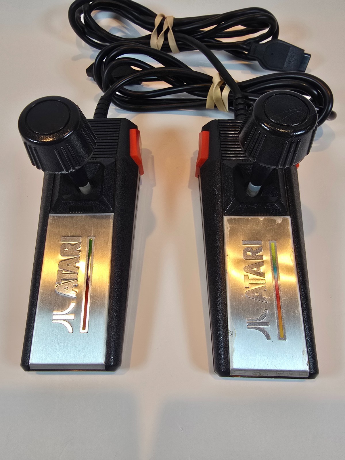 Atari 7800 Console w/Pole Position II,2 Controls, PSU, RF Cable A1 75 5846988
