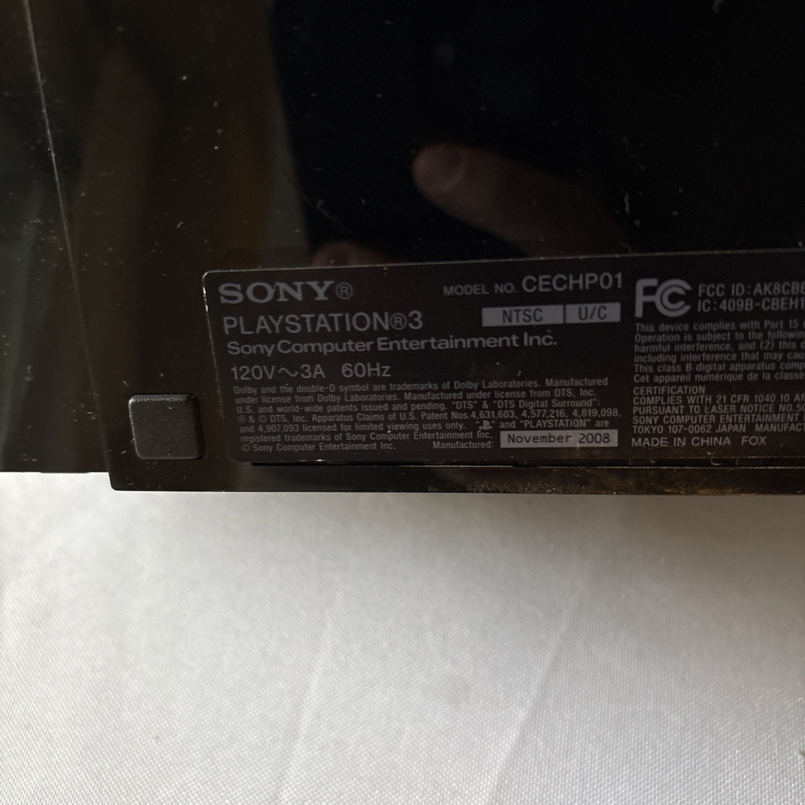 Sony PlayStation 3 Bundle Fat PS3 160GB With 8 Games & 2 Controllers CECHP01