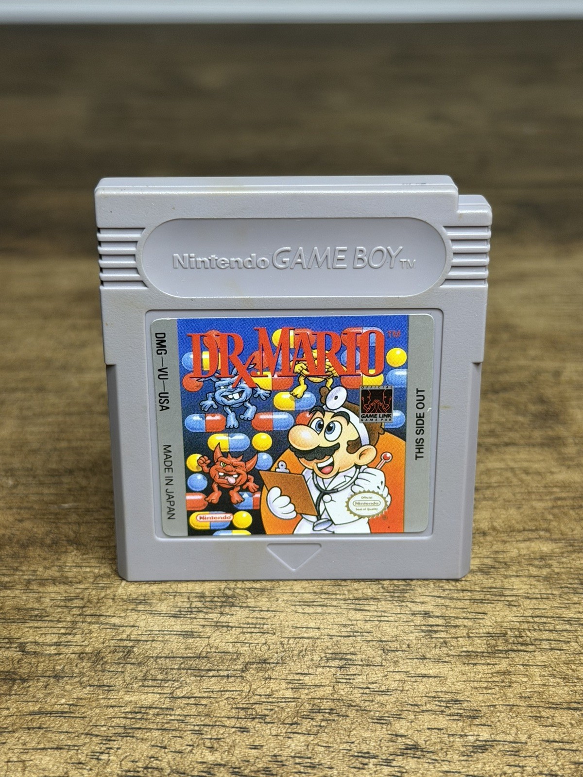 Original Nintendo Gameboy Console System Custom Red & Dr Mario! Great Condition!