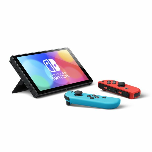 Nintendo Switch OLED Model w/ Neon Red Blue Joy-Con _ Sealed New FREE SHIPPING!!