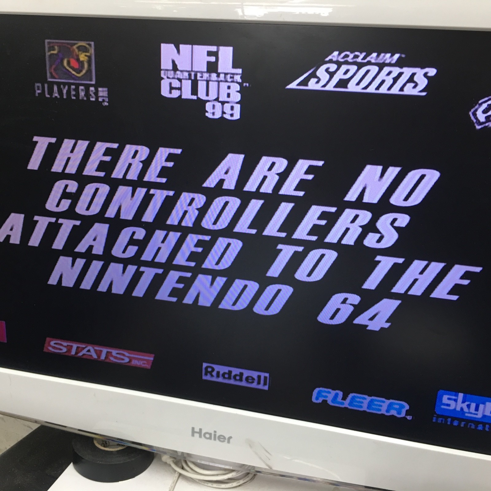 Nintendo 64 Original Console NUS-001 USA Control Deck With Power Supply & Cable