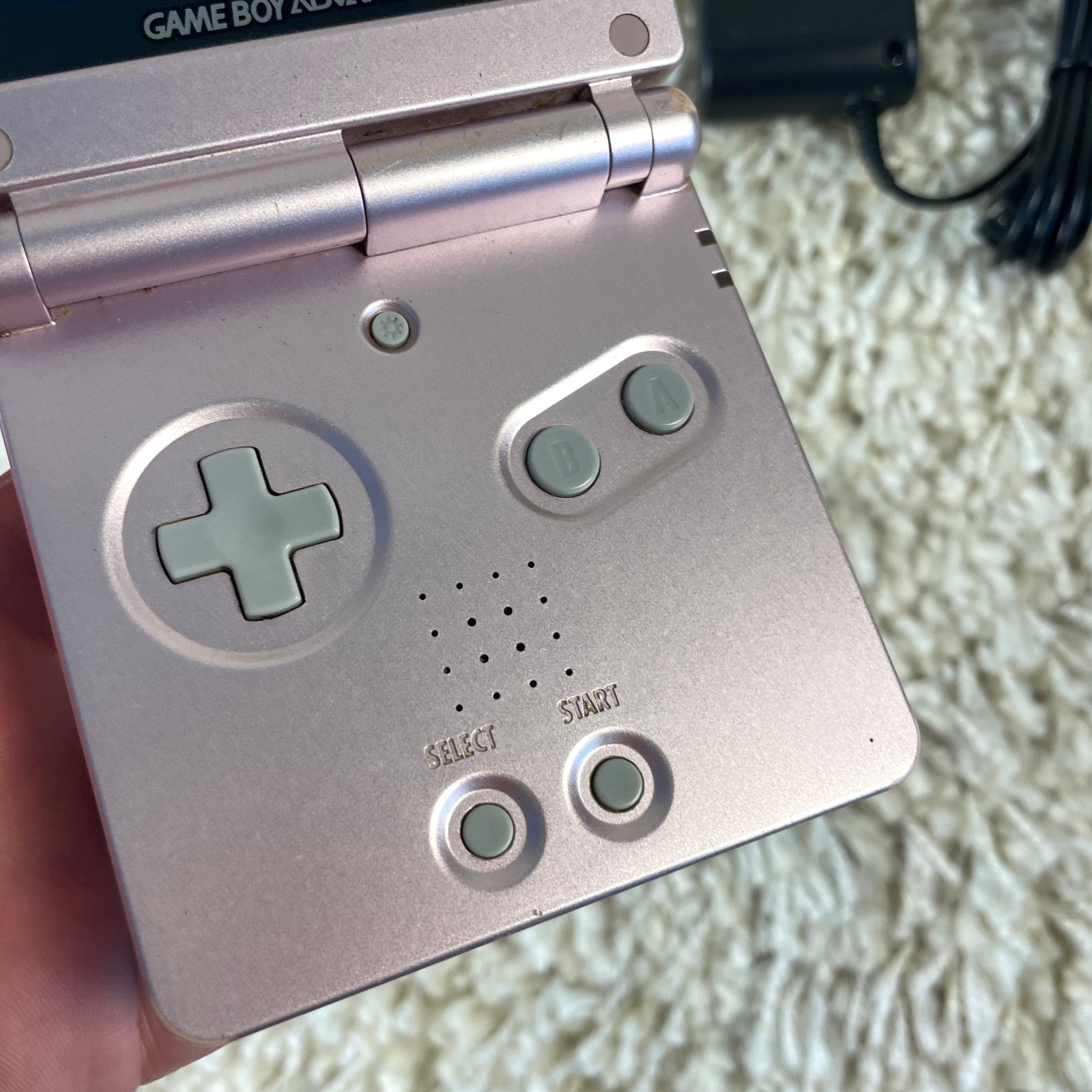 Nintendo Gameboy Advance GBA SP Handheld System Pearl Pink Model AGS-101 Tested