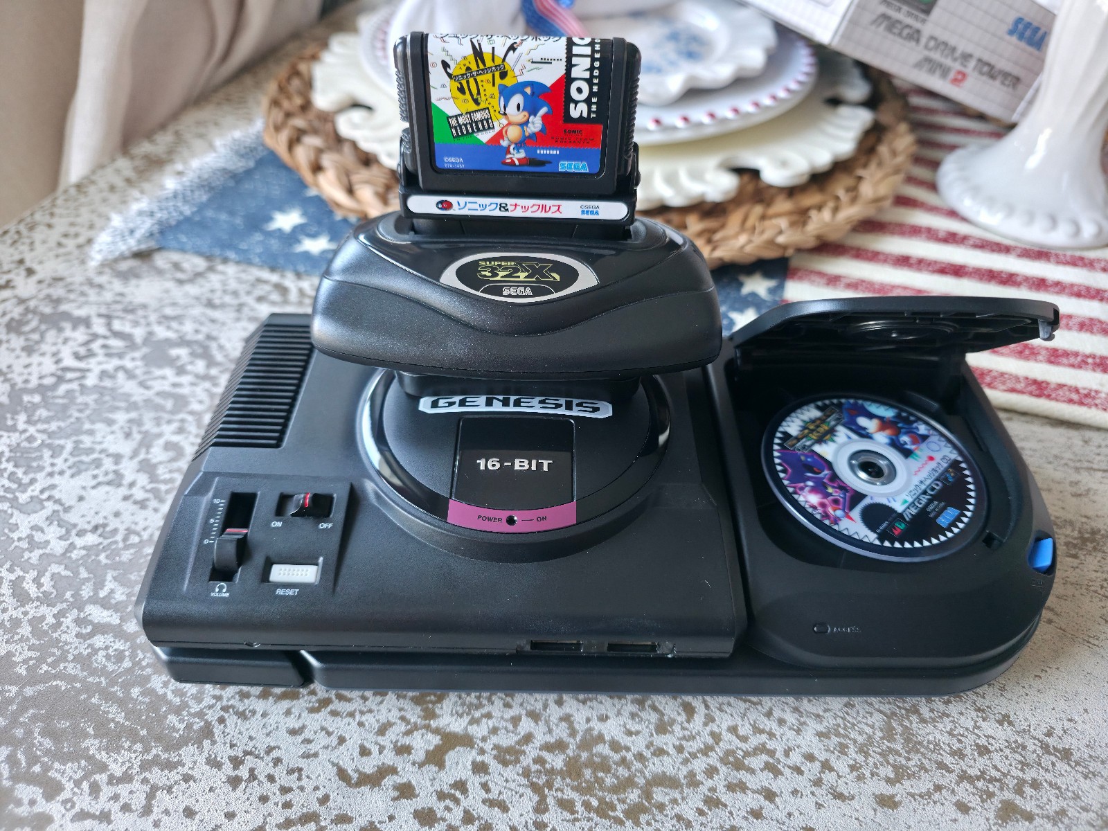 SEGA Genesis/Mega Drive Mini Megadora Tower Mini Accessory Kit HAA-2920