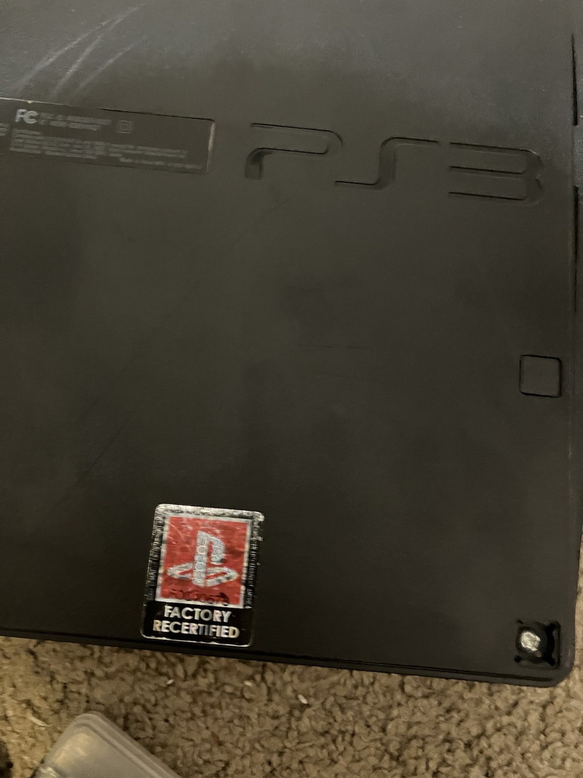 Authentic & Tested 320 GB Black PS3 Slim With Remote & Cables, Works, Read
