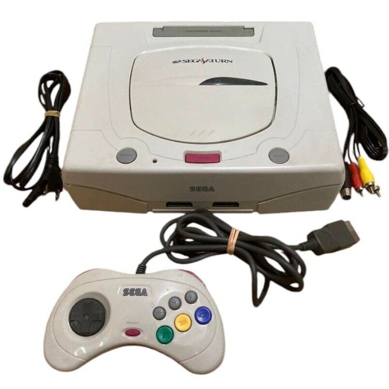 Sega Saturn Console White HST-3220 Japanese Version Choose Your Accessories
