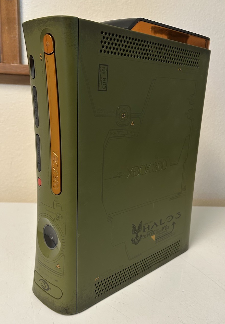Microsoft Xbox 360 Halo 3 Special Edition Green Console 20GB Bundle + Games