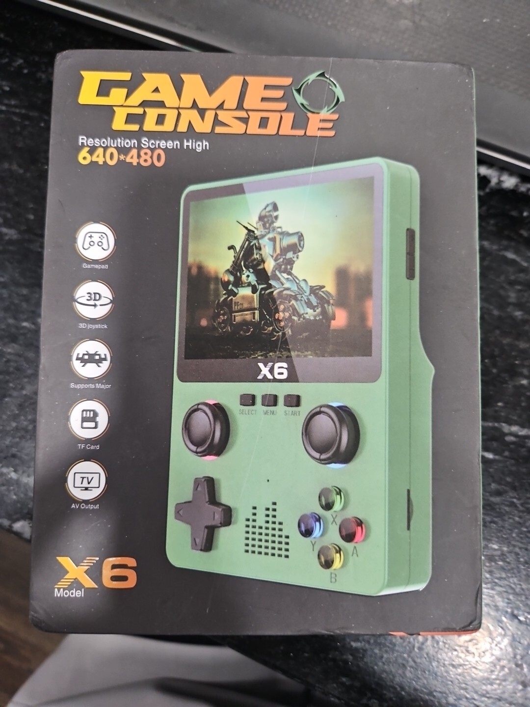 Handheld Game 3.5 Inch IPS Screen Players Dual Joystick 1000+ Game Retro GB PS&+