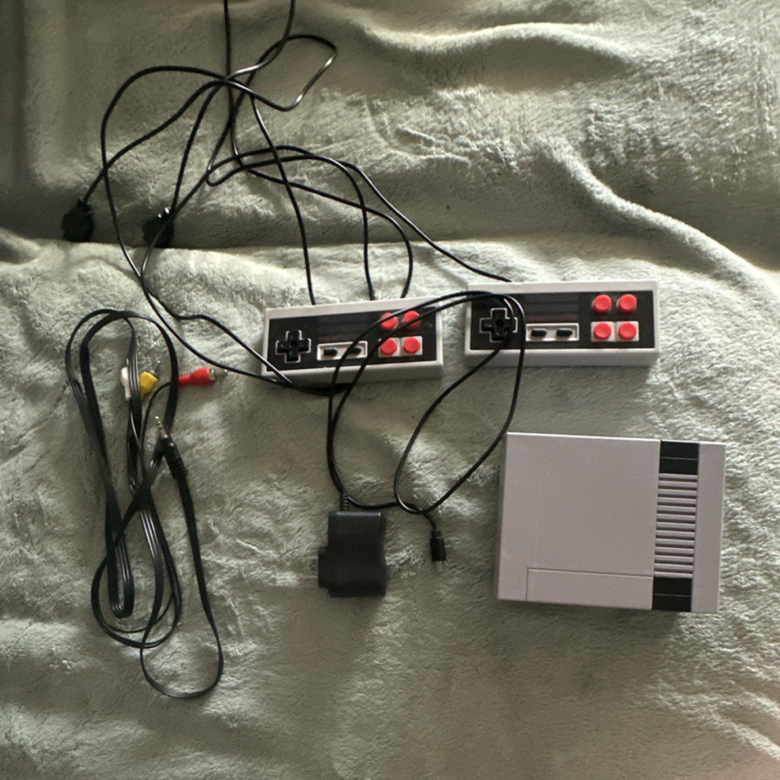 ENTERTAINMENT SYSTEM Home Console, 2 Controllers, Composite RCA, Gray/Black
