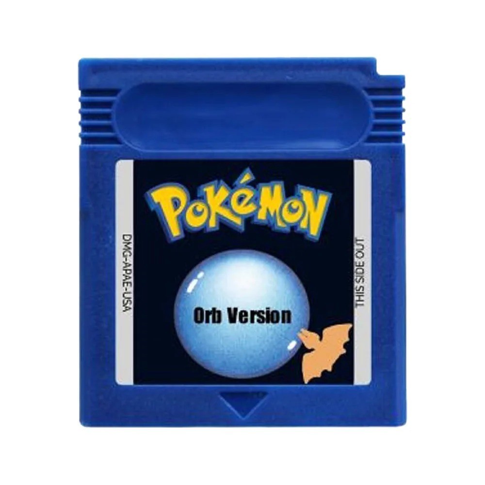 Pokemon Black White 3 Genesis GBC 16 Bit Game Cartridge for GB SP Console