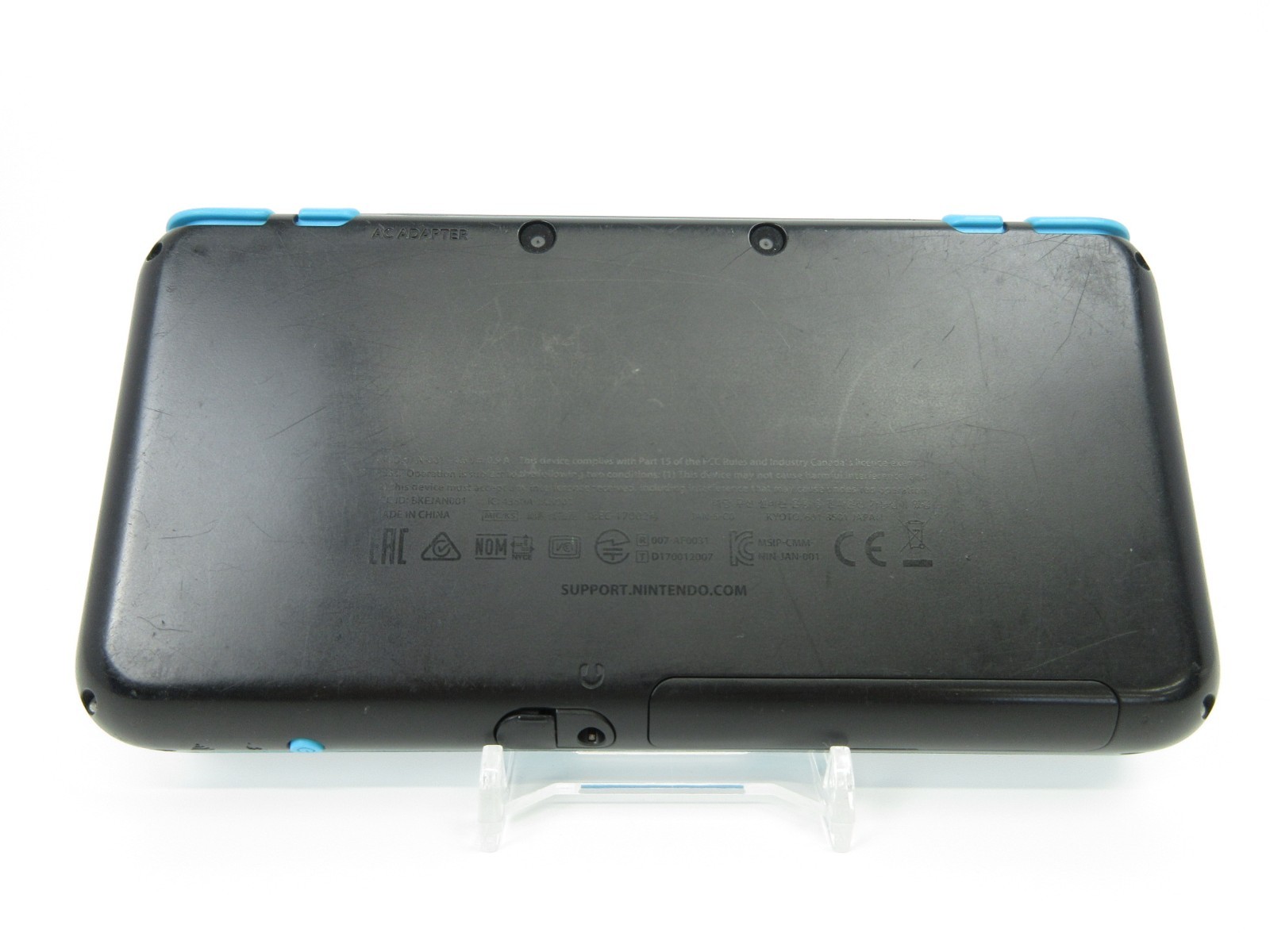 【Excellent】Nintendo New 2DS LL XL Black x Turquoise Console ONLY Japan Ver. #DEN