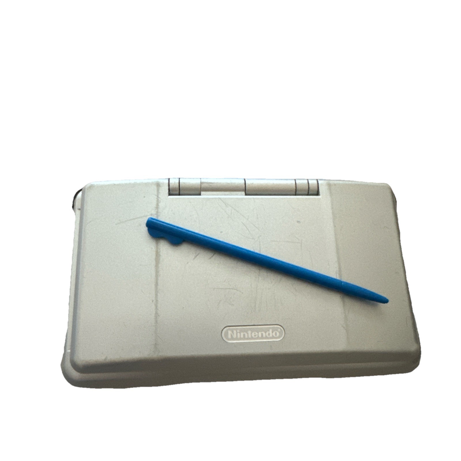 Nintendo DS Original Console NTR-001 Titanium Silver w/ charger – Working