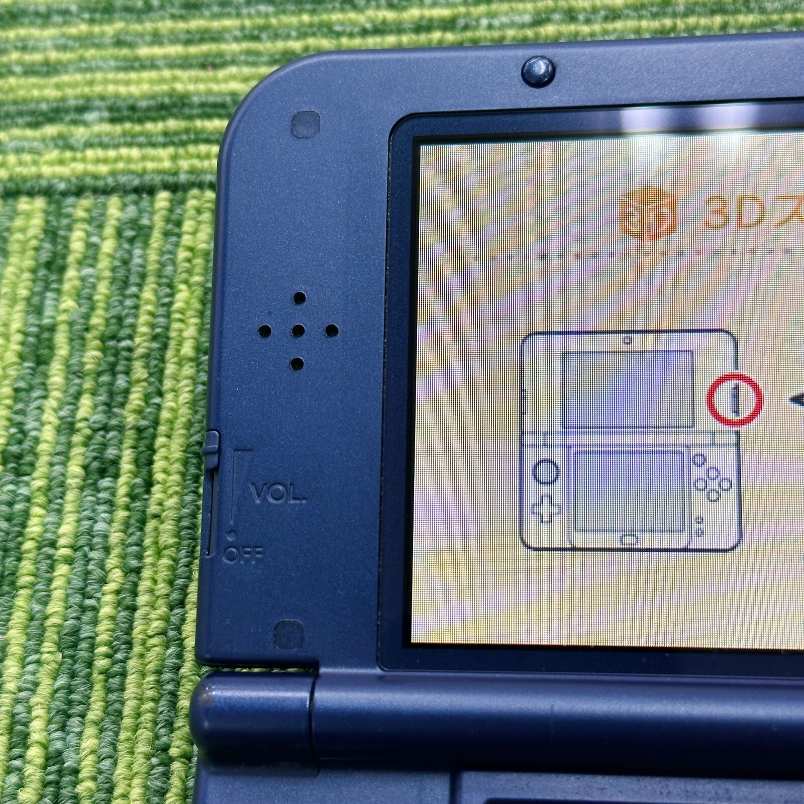 New Nintendo 3DS XL LL Metallic Blue Console Stylus Working Tested Japanese ver