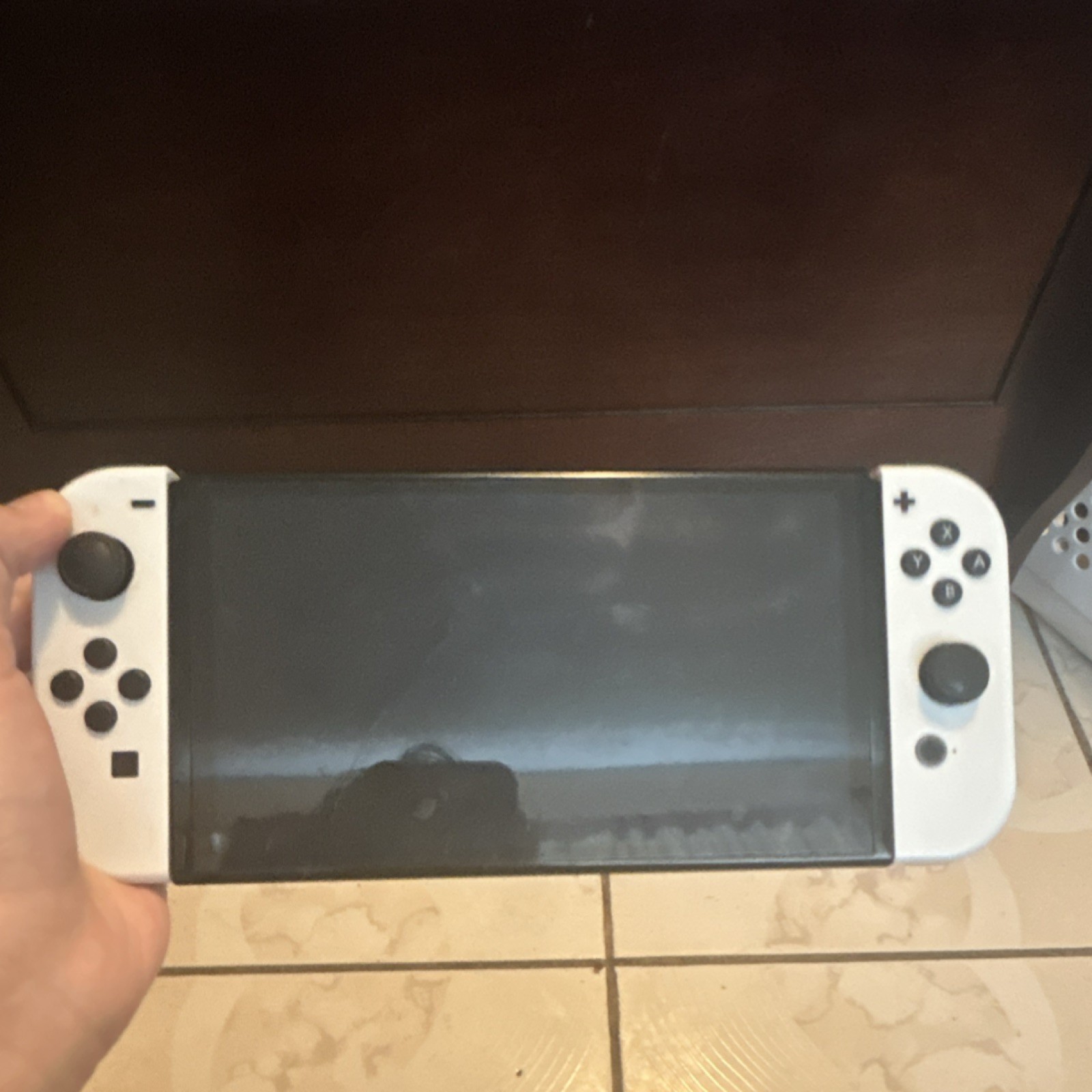 Nintendo Switch OLED Handheld Console Black White HDMI USB-C Multiplayer