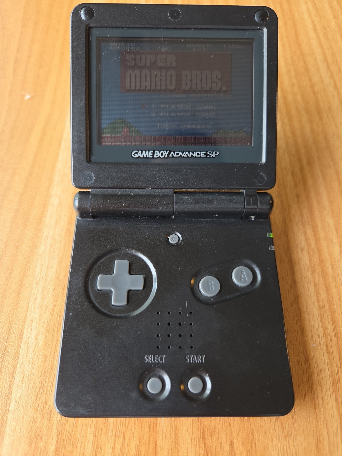 Nintendo Gameboy Advance SP Handheld System Console Onyx Black (AGS-001) Tested