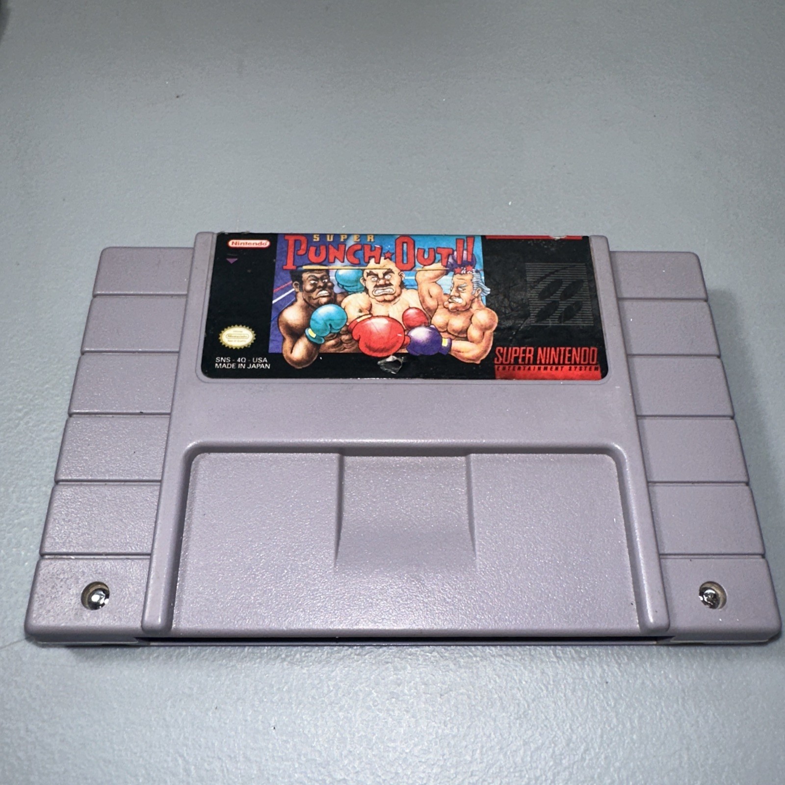 Super Nintendo SNES Super Punch-Out!! Authentic Game Cartridge Tested Working
