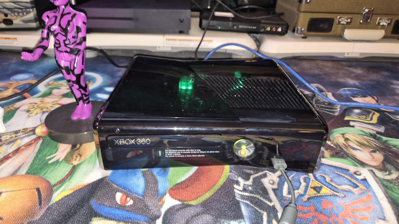 Microsoft Xbox 360 Slim 250GB Home Console – Black Bundle 6 GAMES! LOOK!