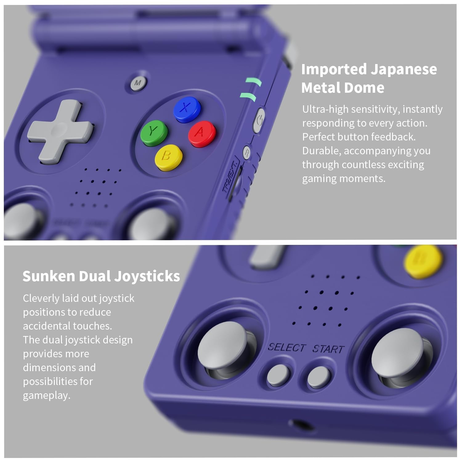 Compact Retro Handheld Game System – 64GB Memory & 3300mAh Lithium Battery Power