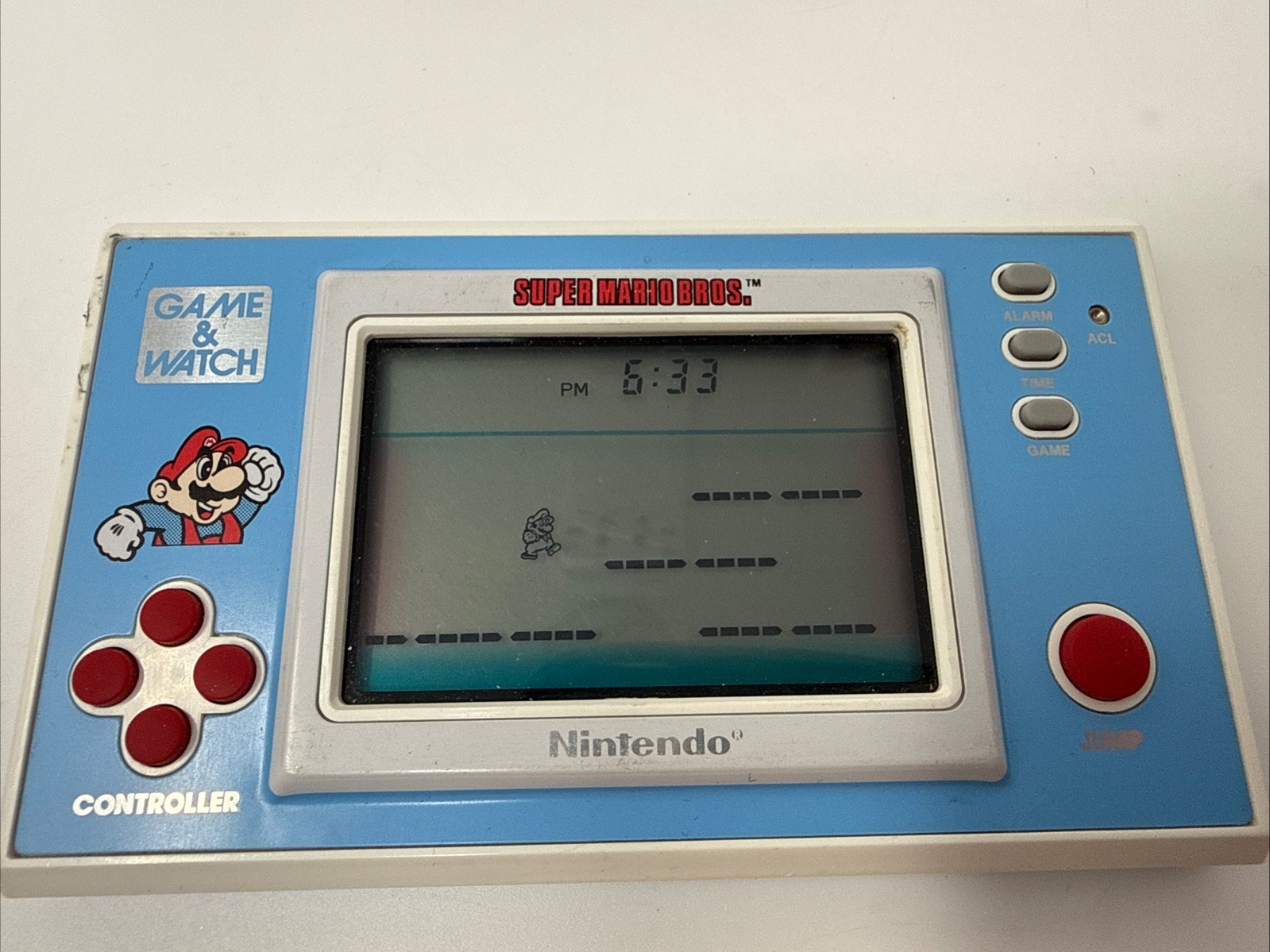 Nintendo Game And Watch – Super Mario Bros 1988 Model YM-105 EC Works!
