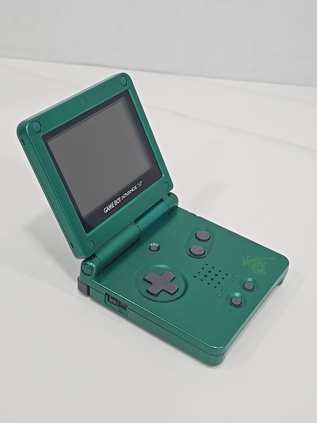 Nintendo Game Boy Advance SP Rayquaza Pokemon Console AGS-001 + 2 Harry Potters