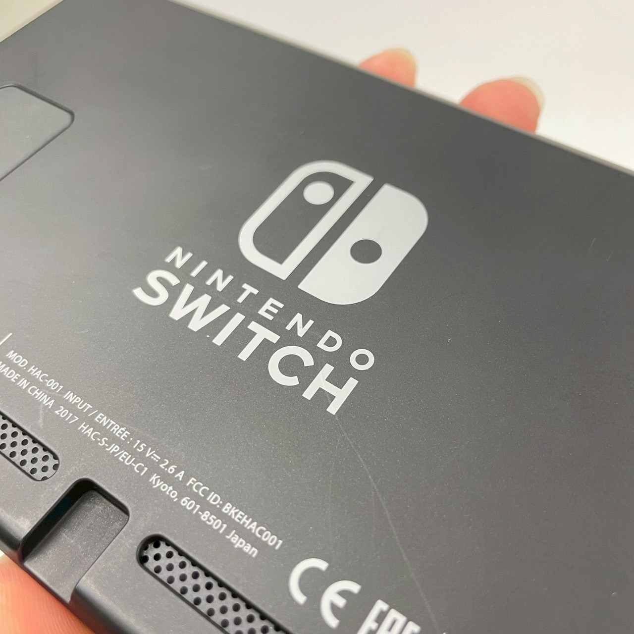 Nintendo Switch HAC-001 Console & Gray Joy-Con Box Region Free Ship From US