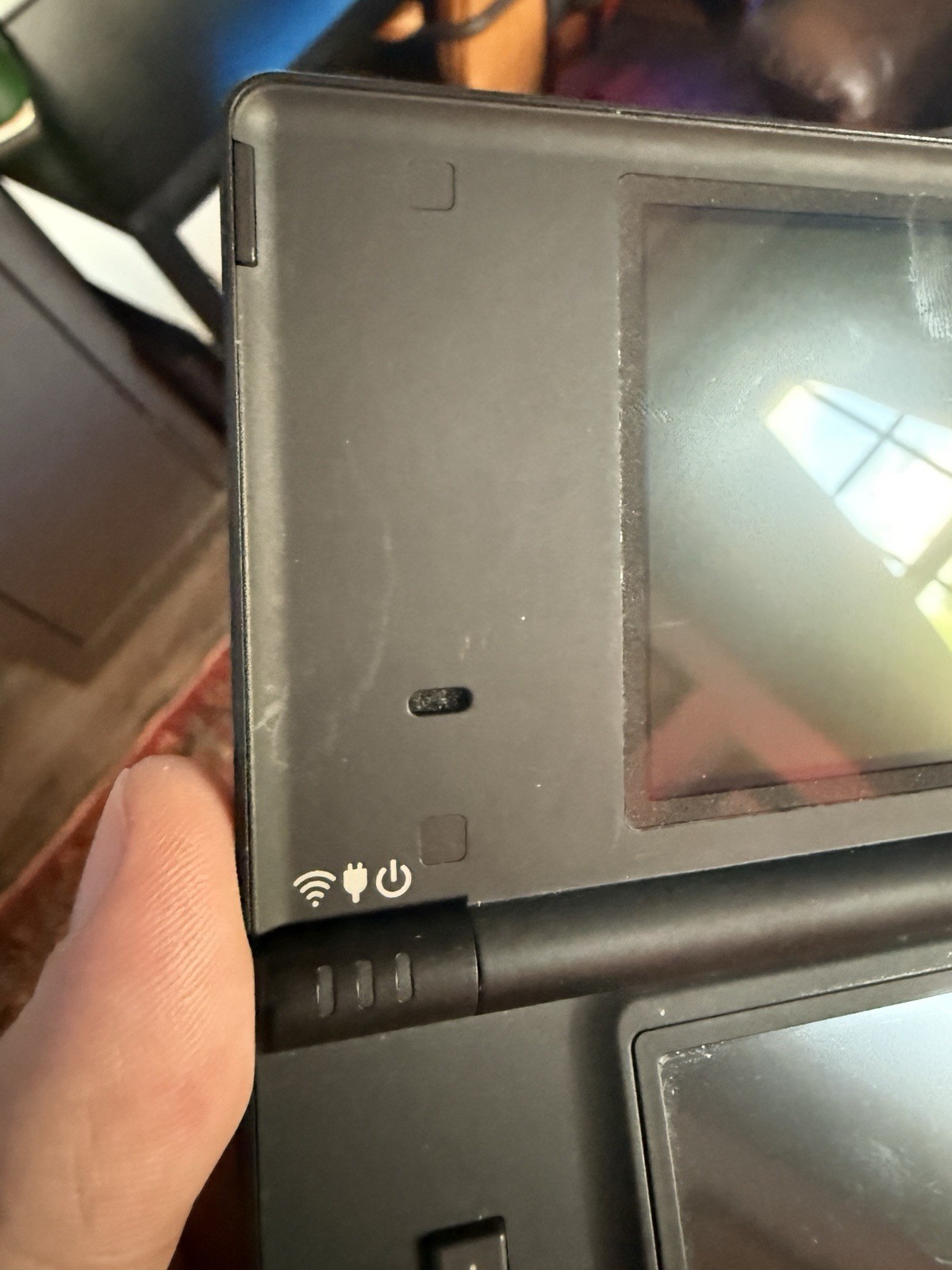 Nintendo DSi Black Nintendo DS TWL-001 USA 2008 W/ Charger No Stylus