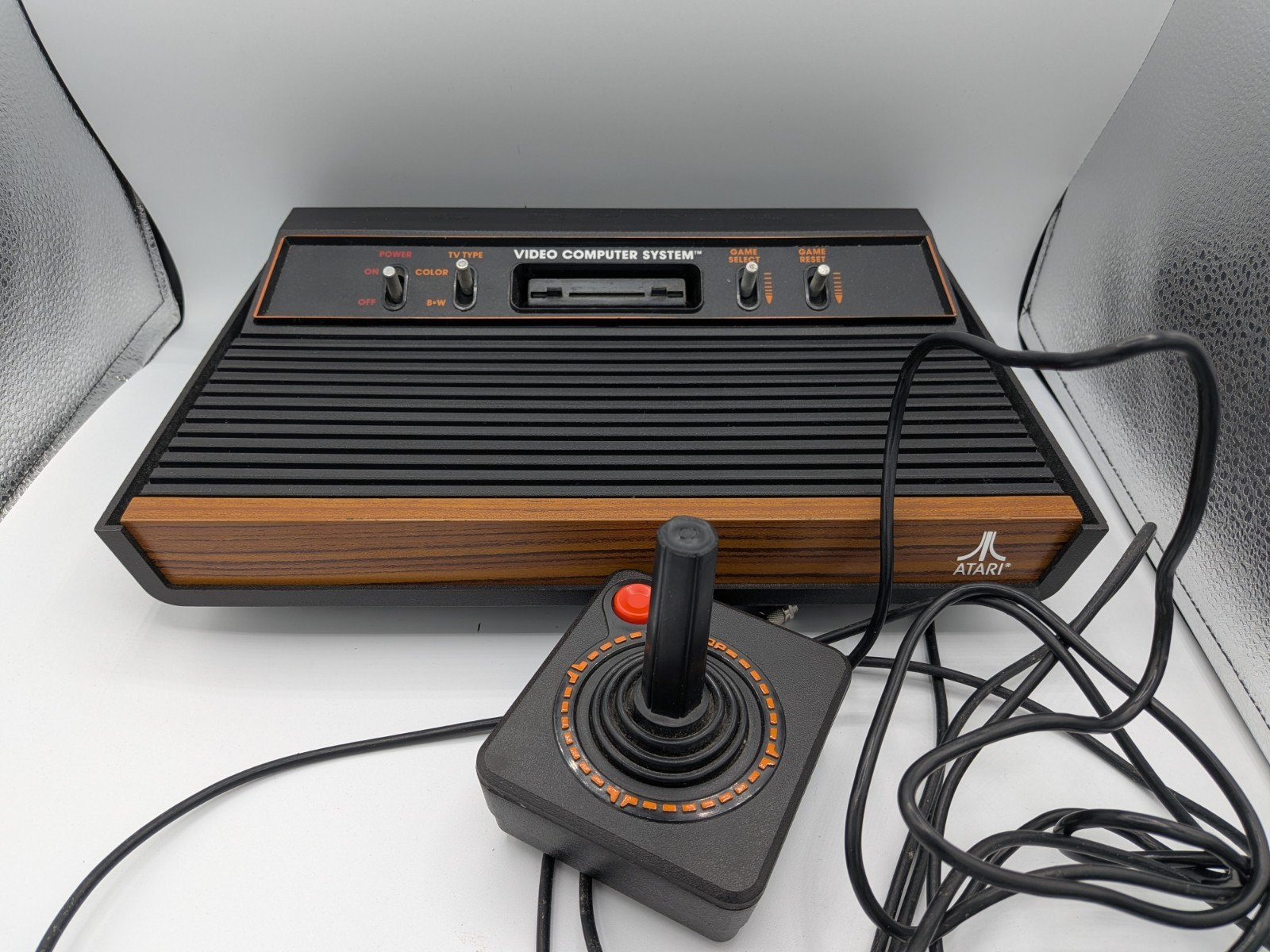 Atari 2600 Woodgrain Game Console