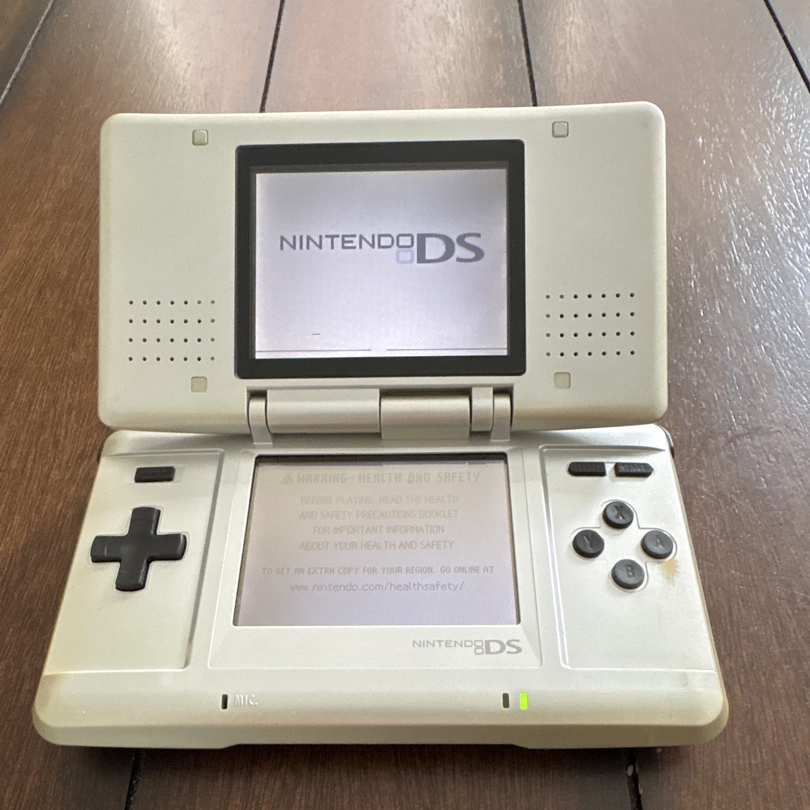 Nintendo DS Silver Dual Screen Touchscreen Handheld Console NTR-001