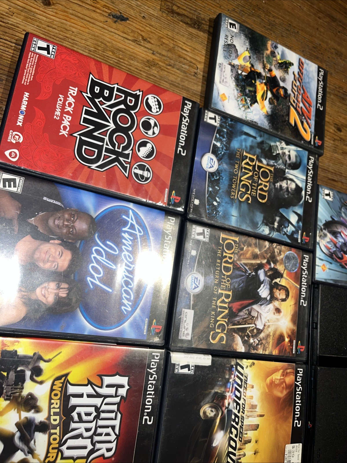 PlayStation 2 PS2 Slim SCPH-77001 TESTED w/ Controller & 12 Games
