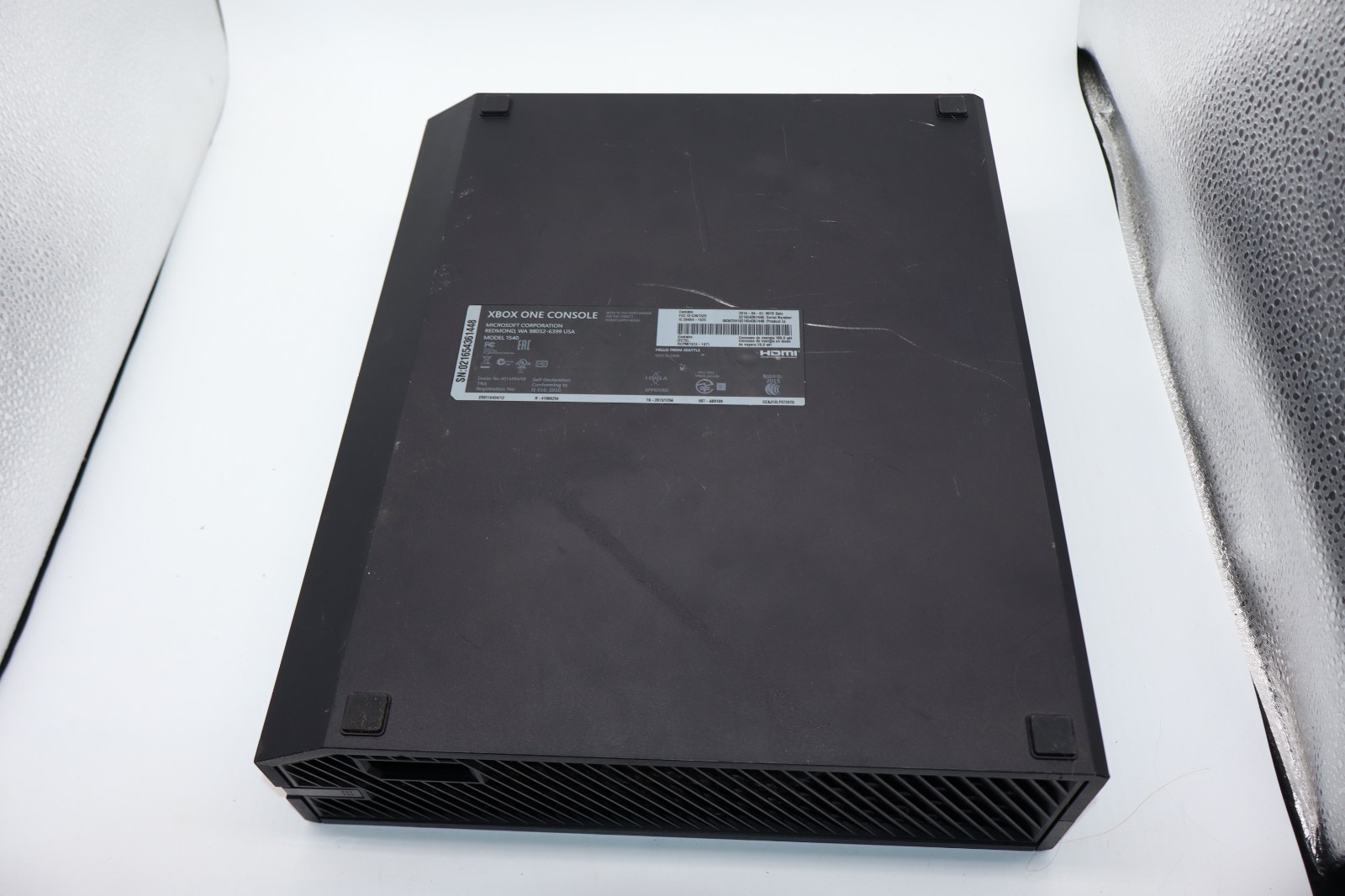 Microsoft Xbox One Model 1540 Black Console Only Parts Or Repair