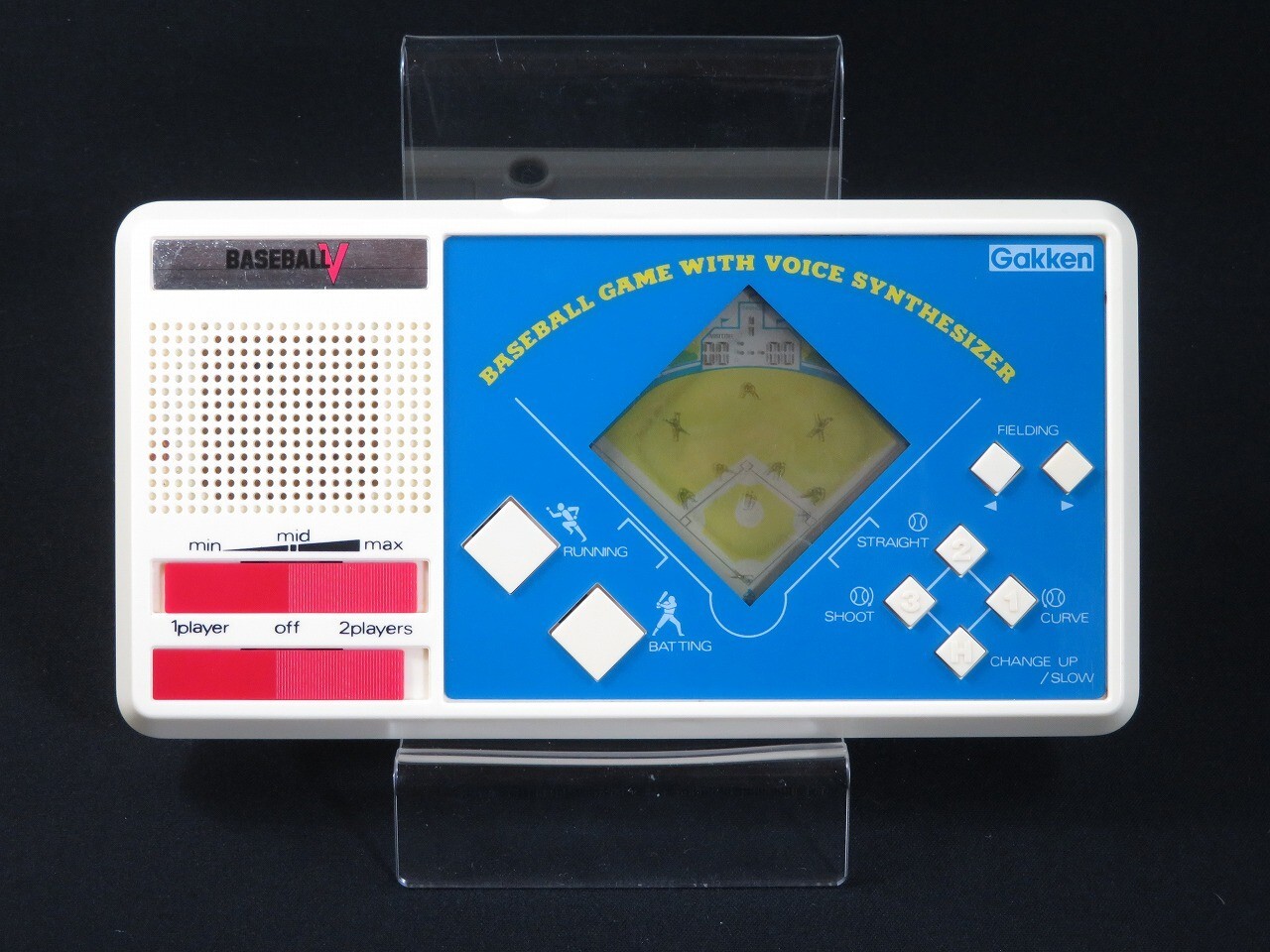 Tested LCD Baseball V Multi Color Handheld Game Gakken LSl made in Japan 1