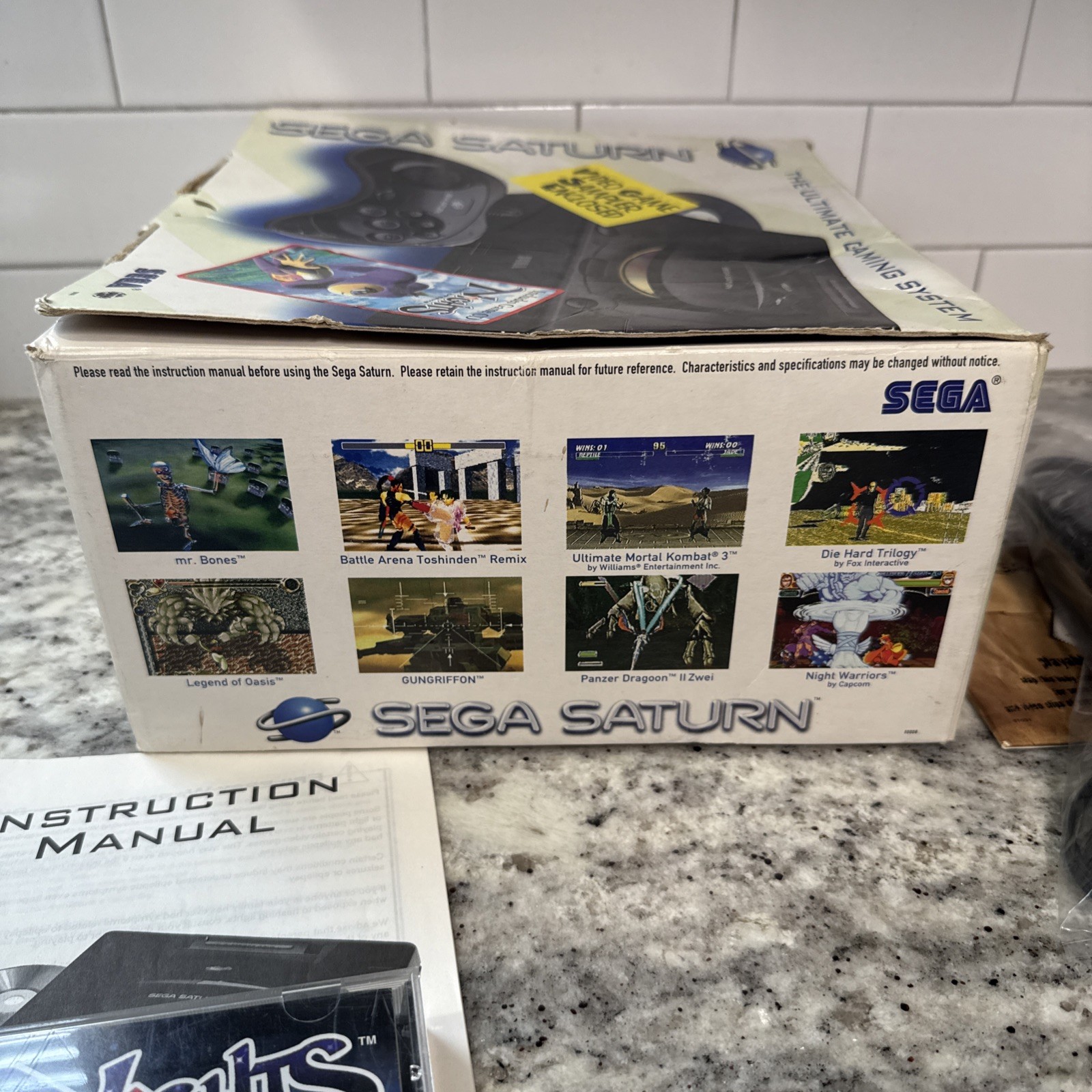 SEGA Saturn Console Variant Grail Nights Into Dreams! Very Rare!!