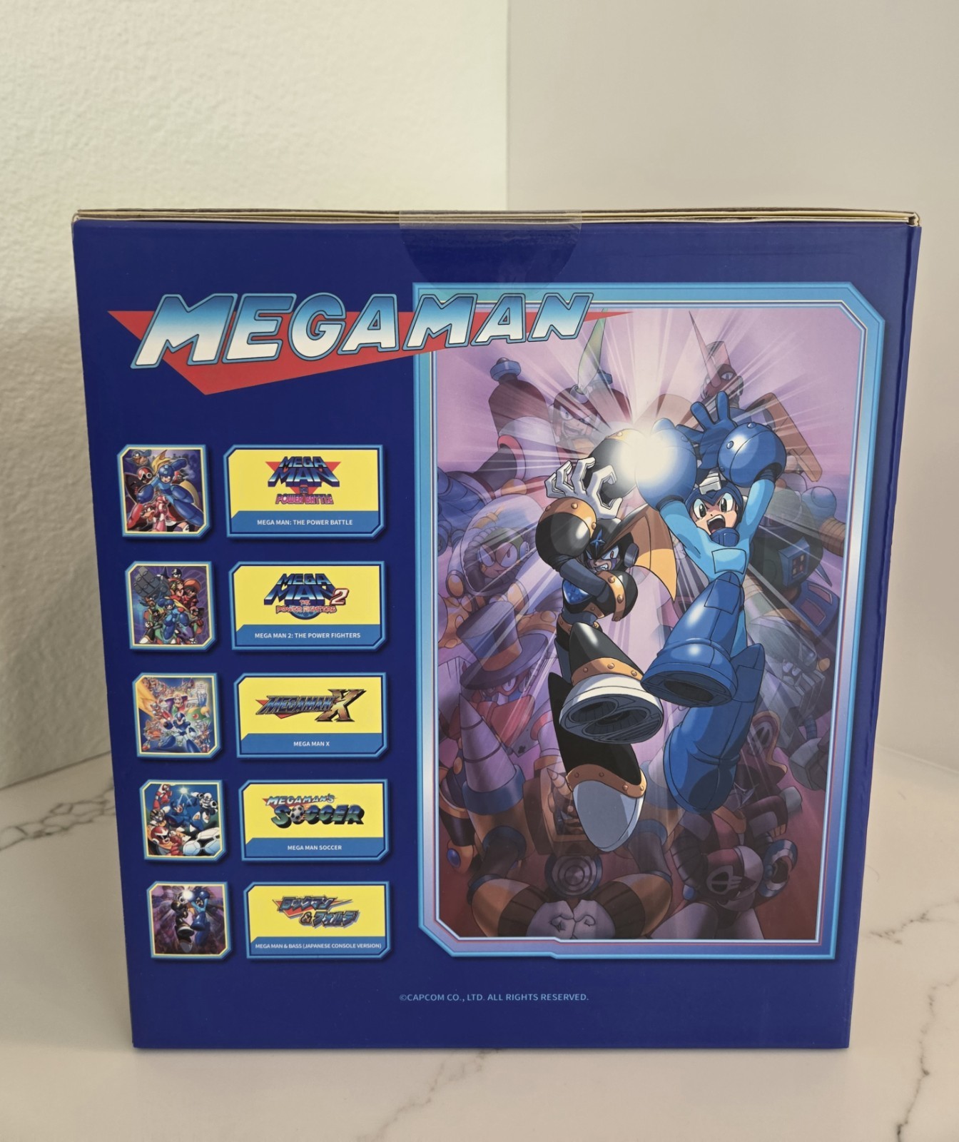 New CAPCOM TRON RETRO STATION Game Console 5 Mega Man And 5 Street Fighters