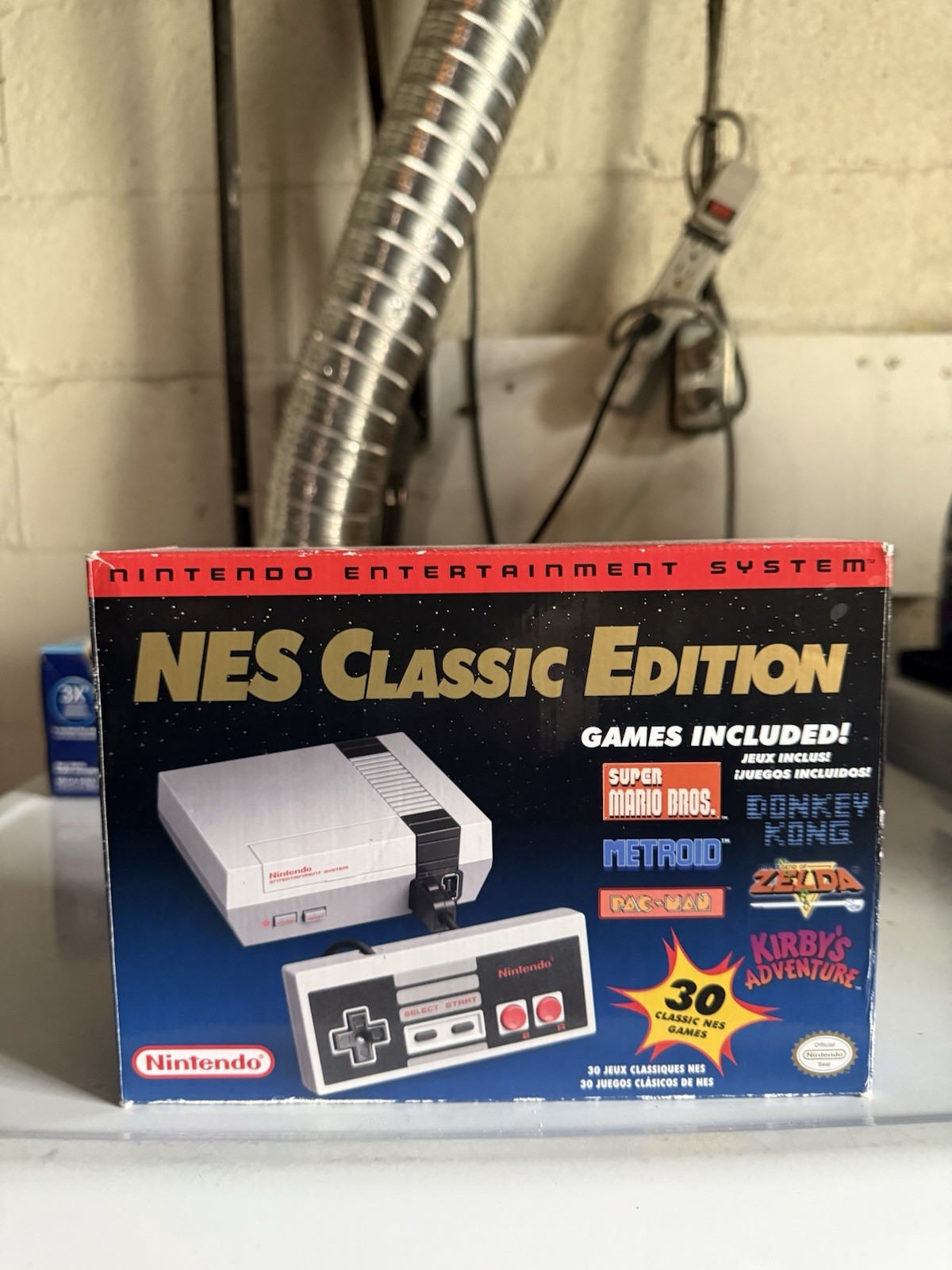 Nintendo Classic Edition NES Mini Box and manual only! No Console.