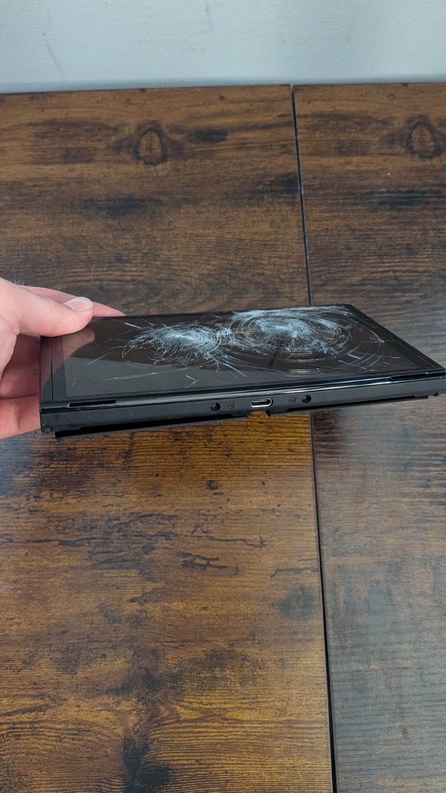 OLED Nintendo Switch Console Tablet Screen ONLY DAMAGED!