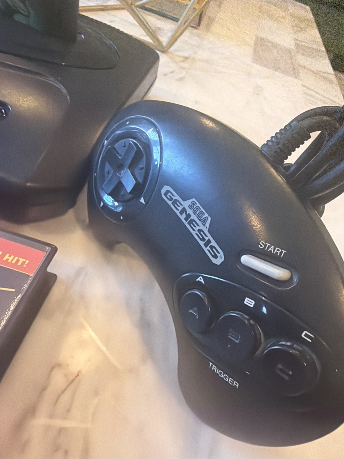 Sega Genesis Model 2 Console System Bundle Cords & Controller 3 Games