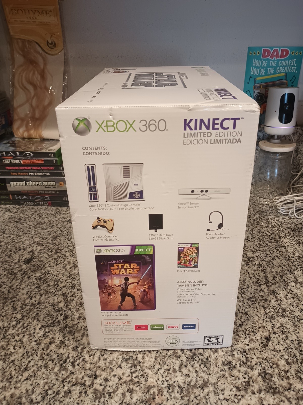 New Microsoft Xbox 360 320GB Kinect Star Wars Limited Edition