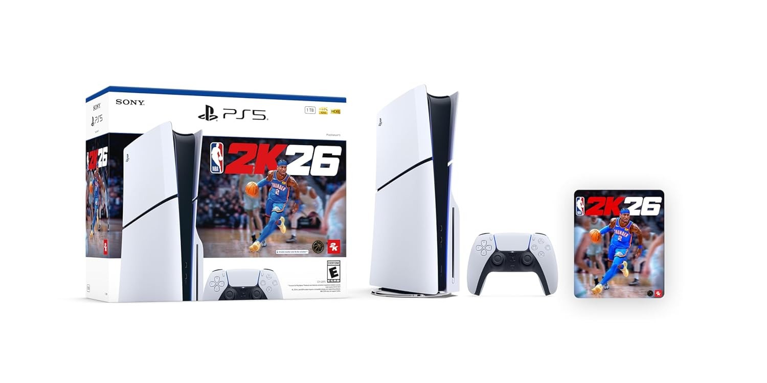 2024 Sony PlayStation 5 Disc Edition Enhanced To 3TB PS5 Console Holiday Bundle