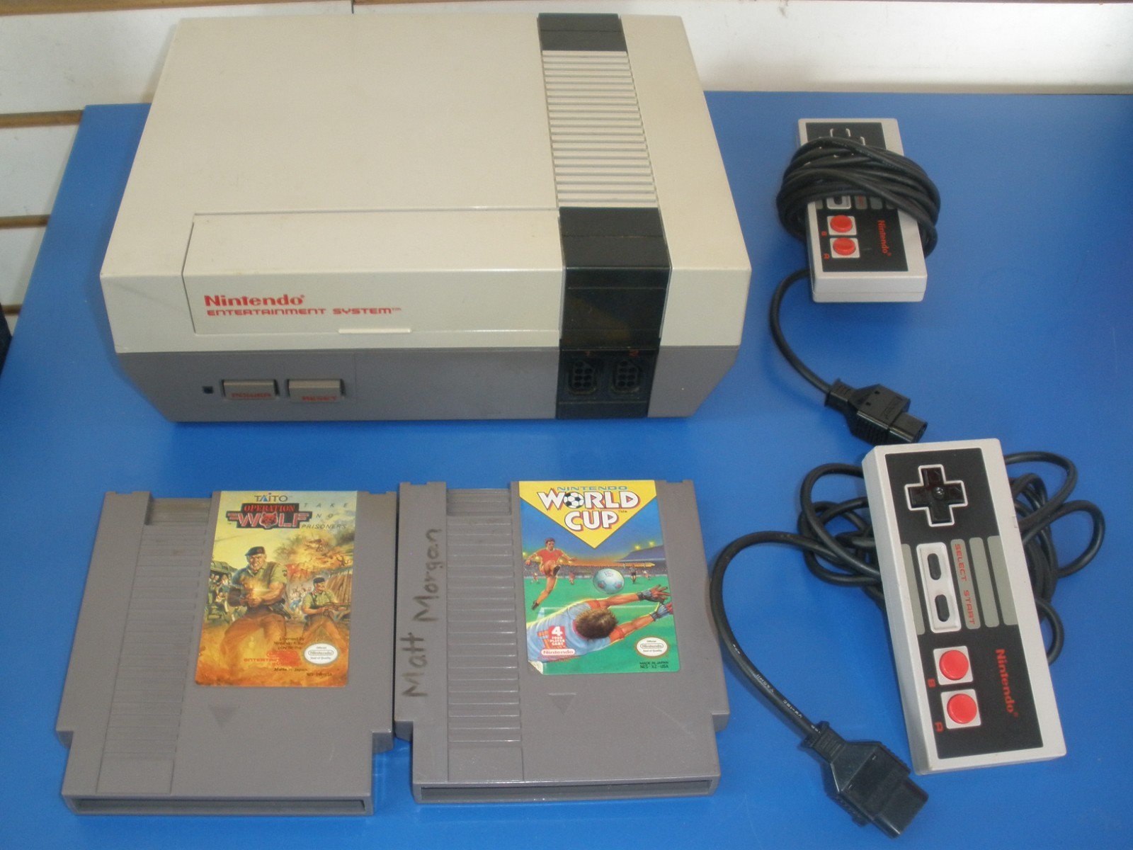 VINTAGE ORIGINAL NES NINTENDO SYSTEM GAMES CONTROLLERS WORKS