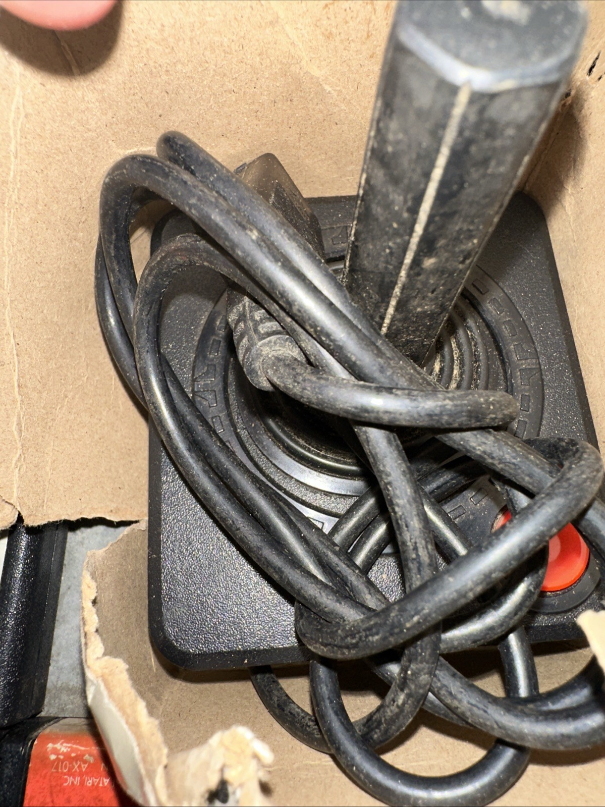 Atari 2600 Junior Jr Console System Bundle 21 Games 7 Joystick Lot Untested