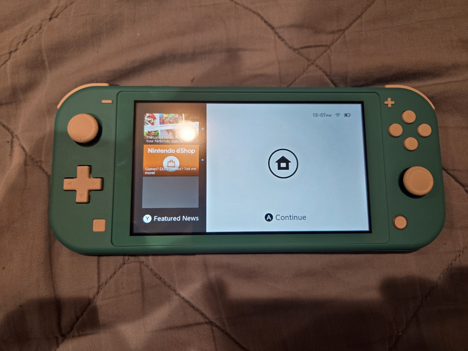 Nintendo Switch Lite Turqoise Handheld Console 128 GB Wi-Fi USB-C HDH-001