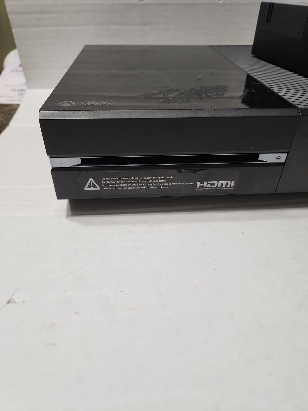 Broken Microsoft Xbox One 500GB Console 1540 Bad Disc Drive & HDMI