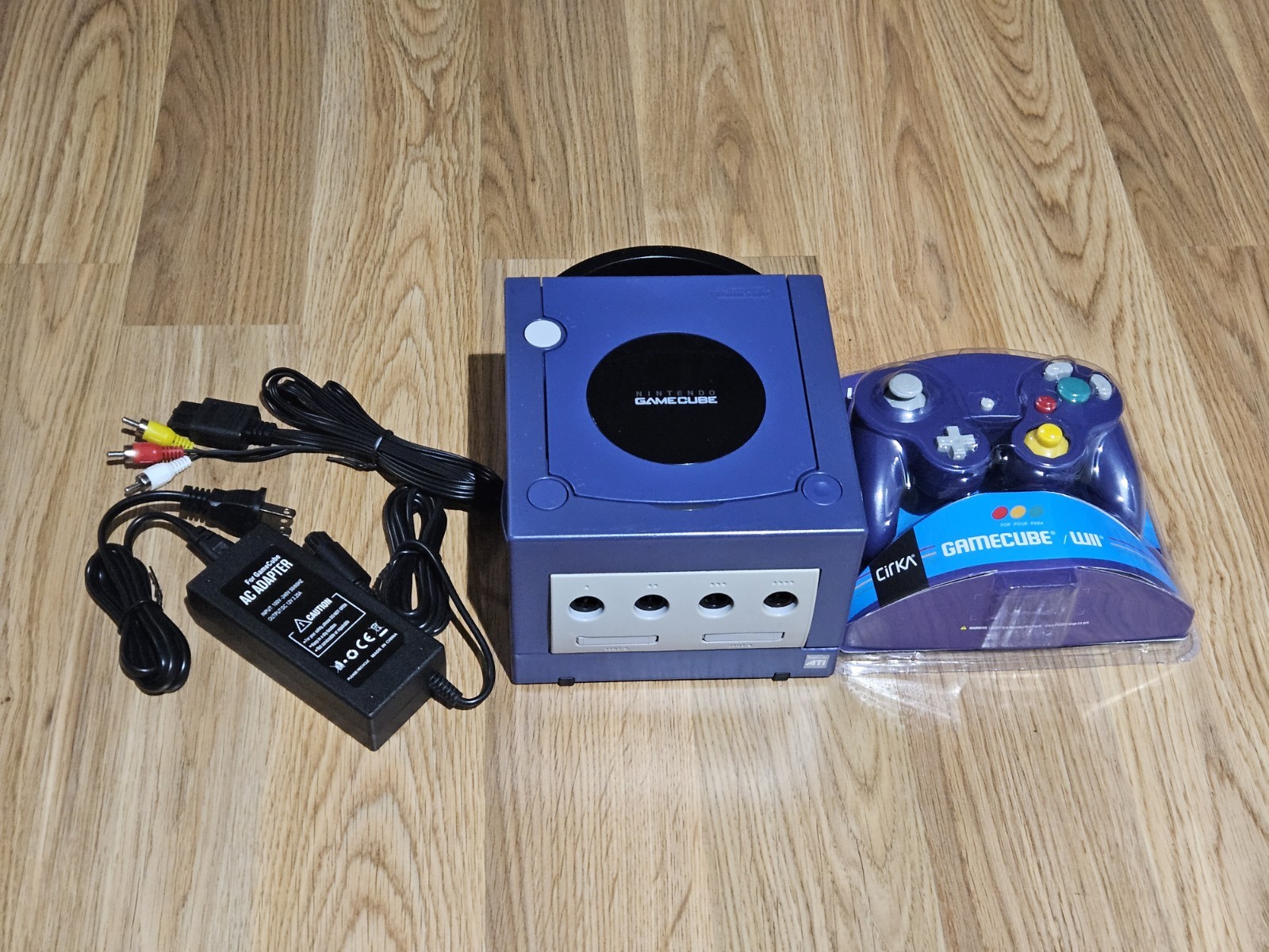 Nintendo Gamecube Console Bundle! DOL-001! GC! 1 NEW CONTROLLER! W/ ALL CORDS!