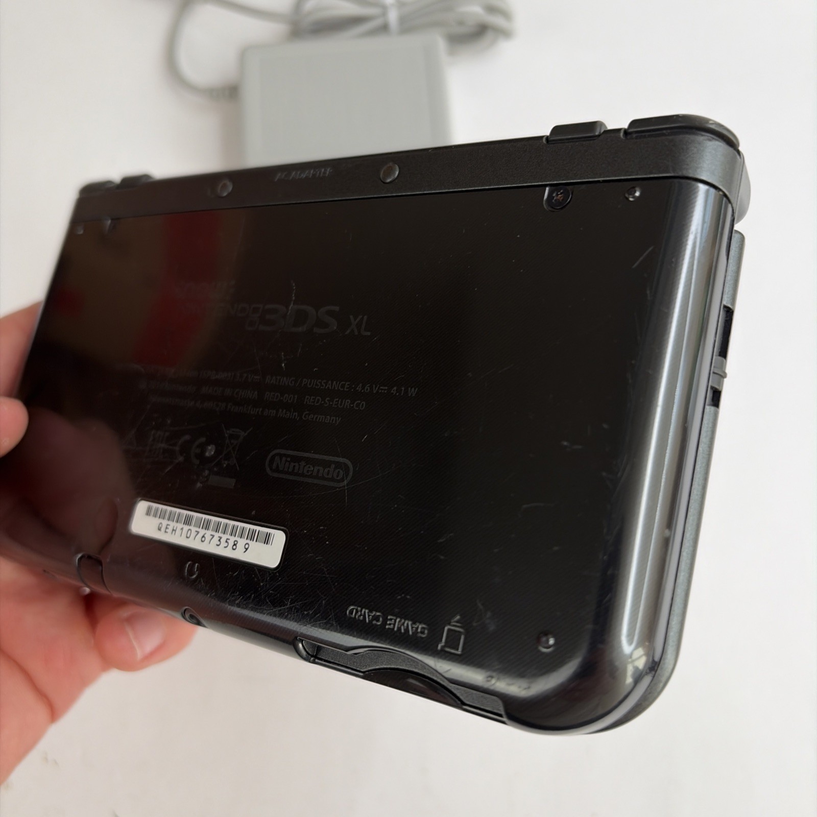 New Nintendo 3DS XL Gray Black Console, Charger Stylus US Version