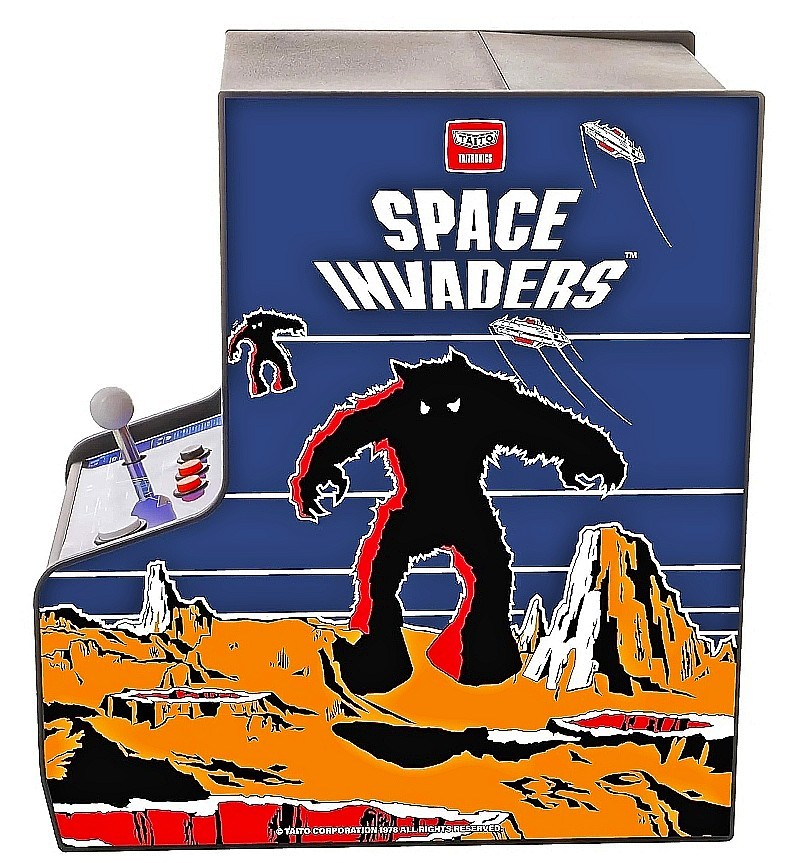 👾 SPACE INVADERS My Arcade TAITO Retro Player Machine w/Backlit Marquee 🆕 NEW!